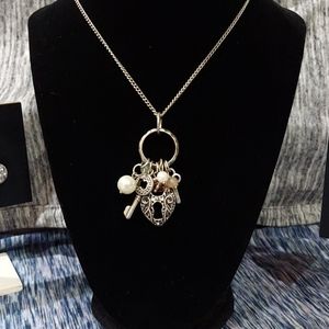 Heart Lock 🔐 and Key Necklace